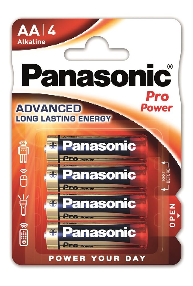 PANASONIC Batterien Pro Power AA LR6 Blist 4 Stk