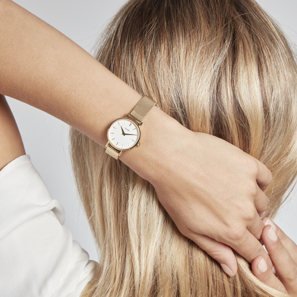 Montre Cluse Boho Chic Petite Blanc