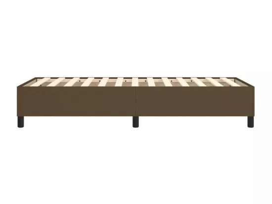 Sommier à lattes de lit Marron foncé 90x190 cm Tissu
