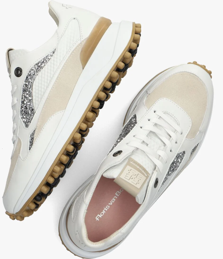 FLORIS VAN BOMMEL witte floris van bommel lage sneakers sfw-10079
