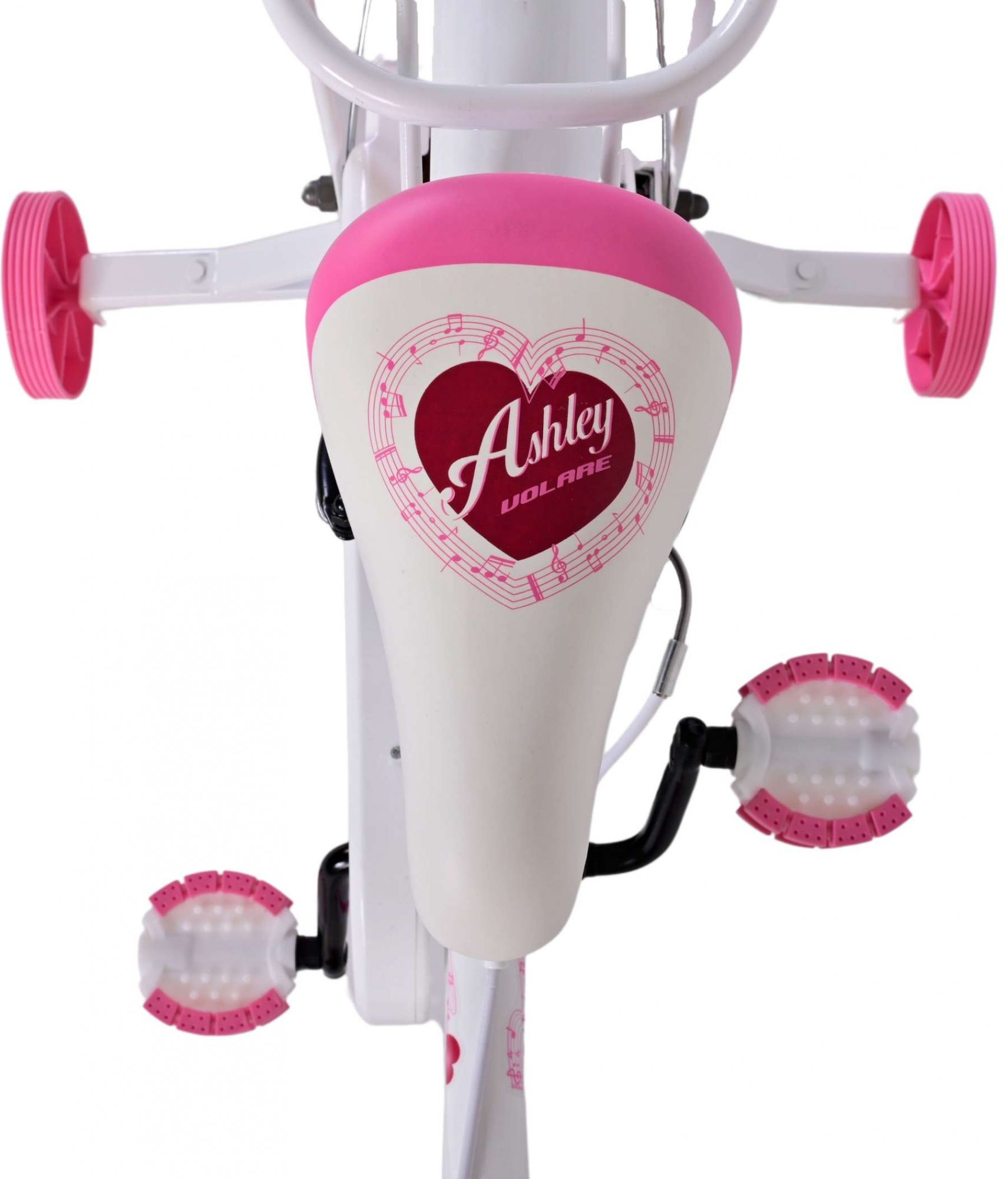 TPFSports Ashley Kinderfahrrad - Mädchen - 18 Zoll - Rücktritt + Handbremse - Rosa/Rot