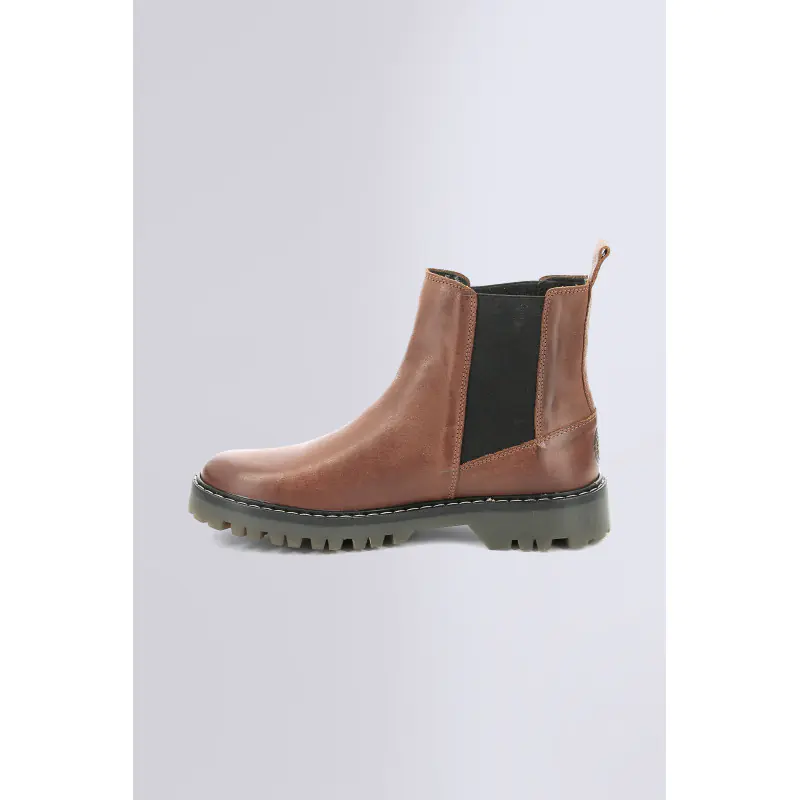 KICK DECKFIT CAMEL BOOTS Cuir Femme