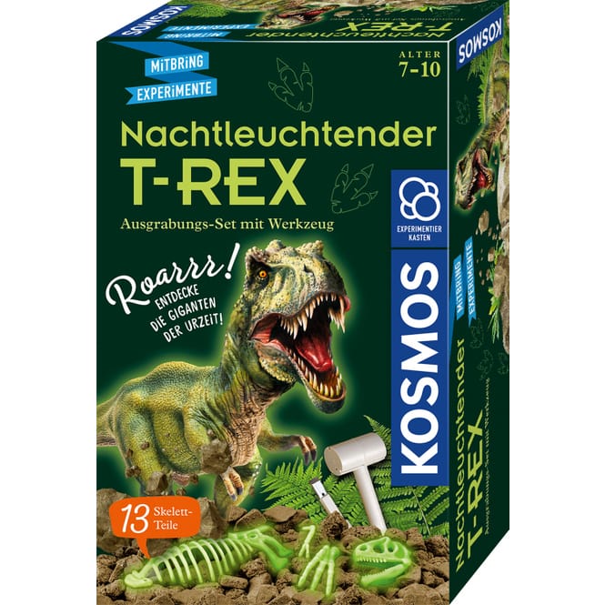 Nachtleuchtender T-REX - Mitbring-Experimente