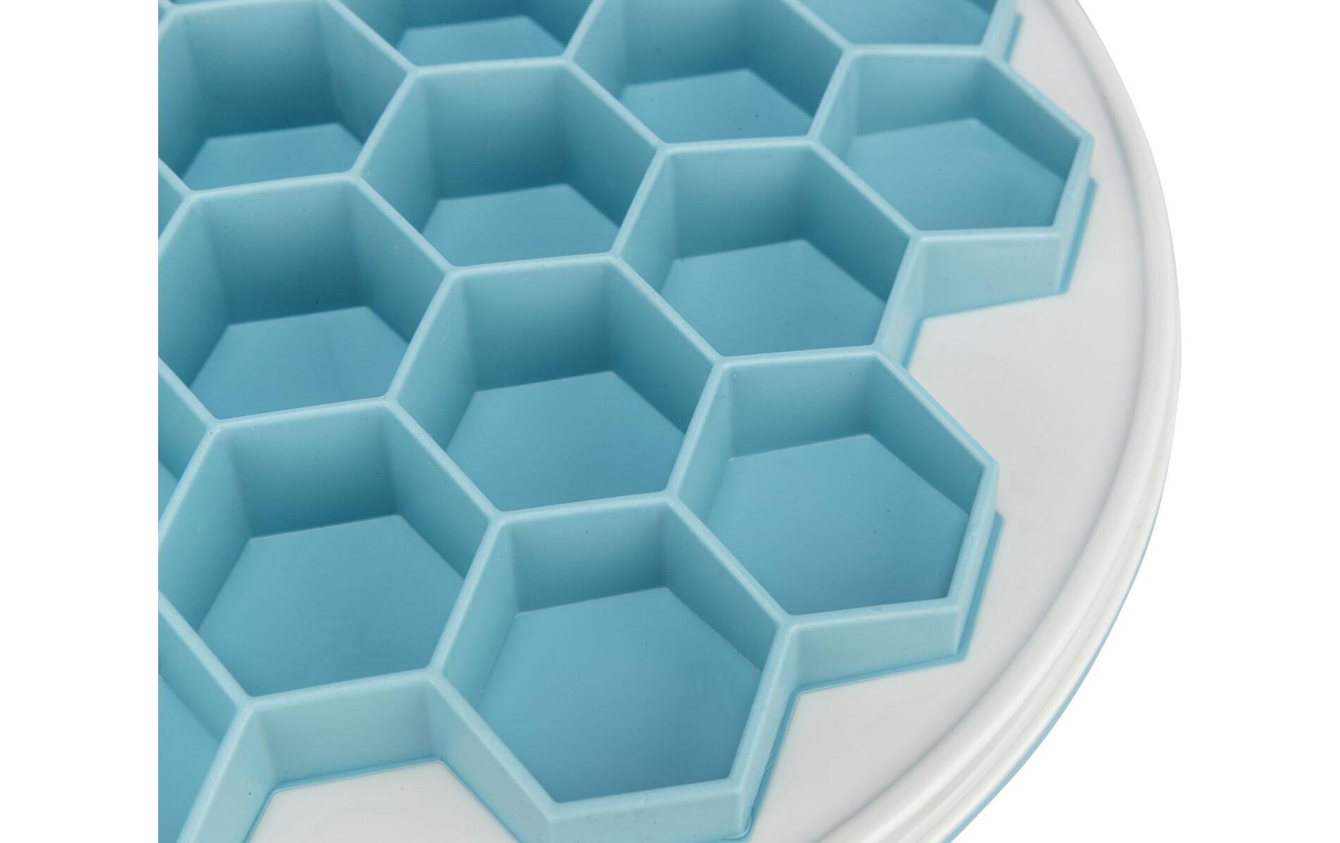 Futtermatte Slow Feeding Hive, Ø 30 cm, BlauAnti-Schlingmatte