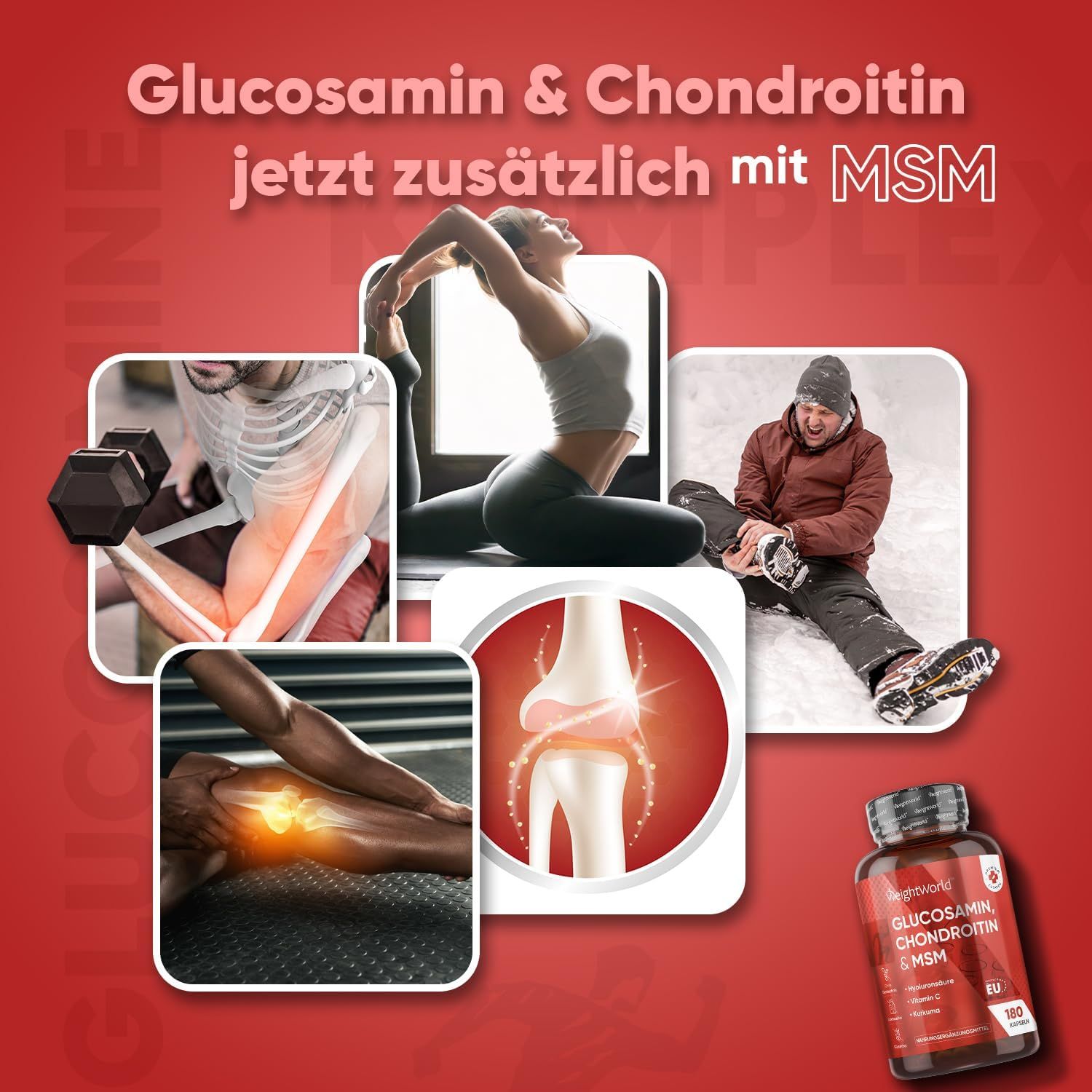 WeightWorld Glucosamin Chondroitin MSM