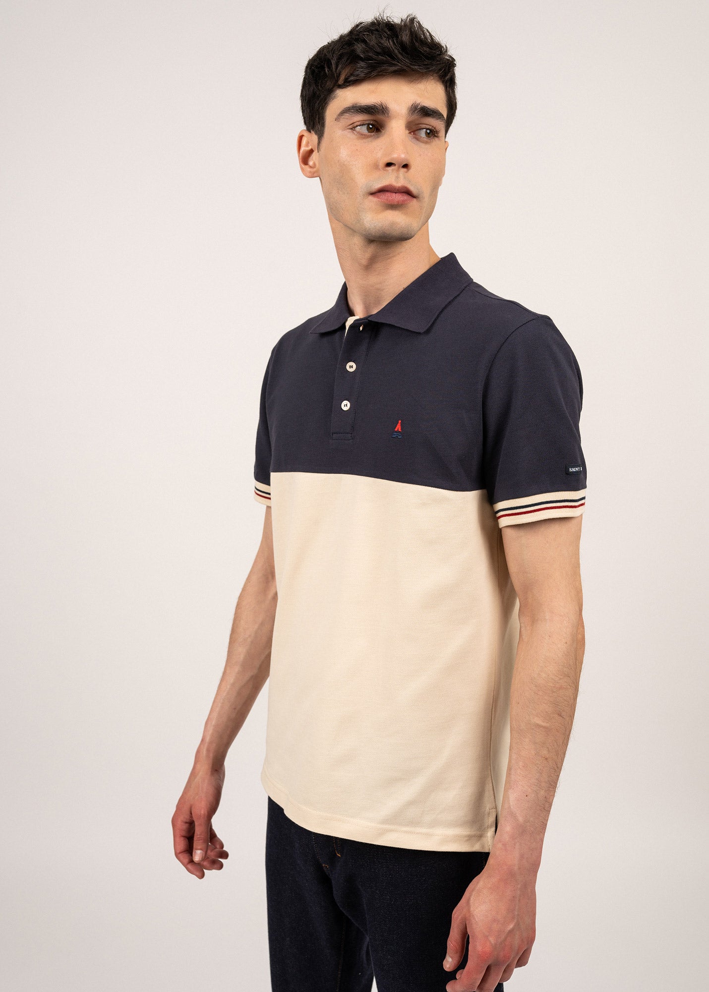 Polo bicolore Ariel