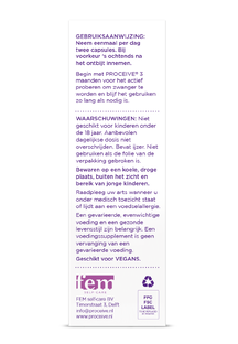 Proceive Kinderwens Man Capsules 60CP