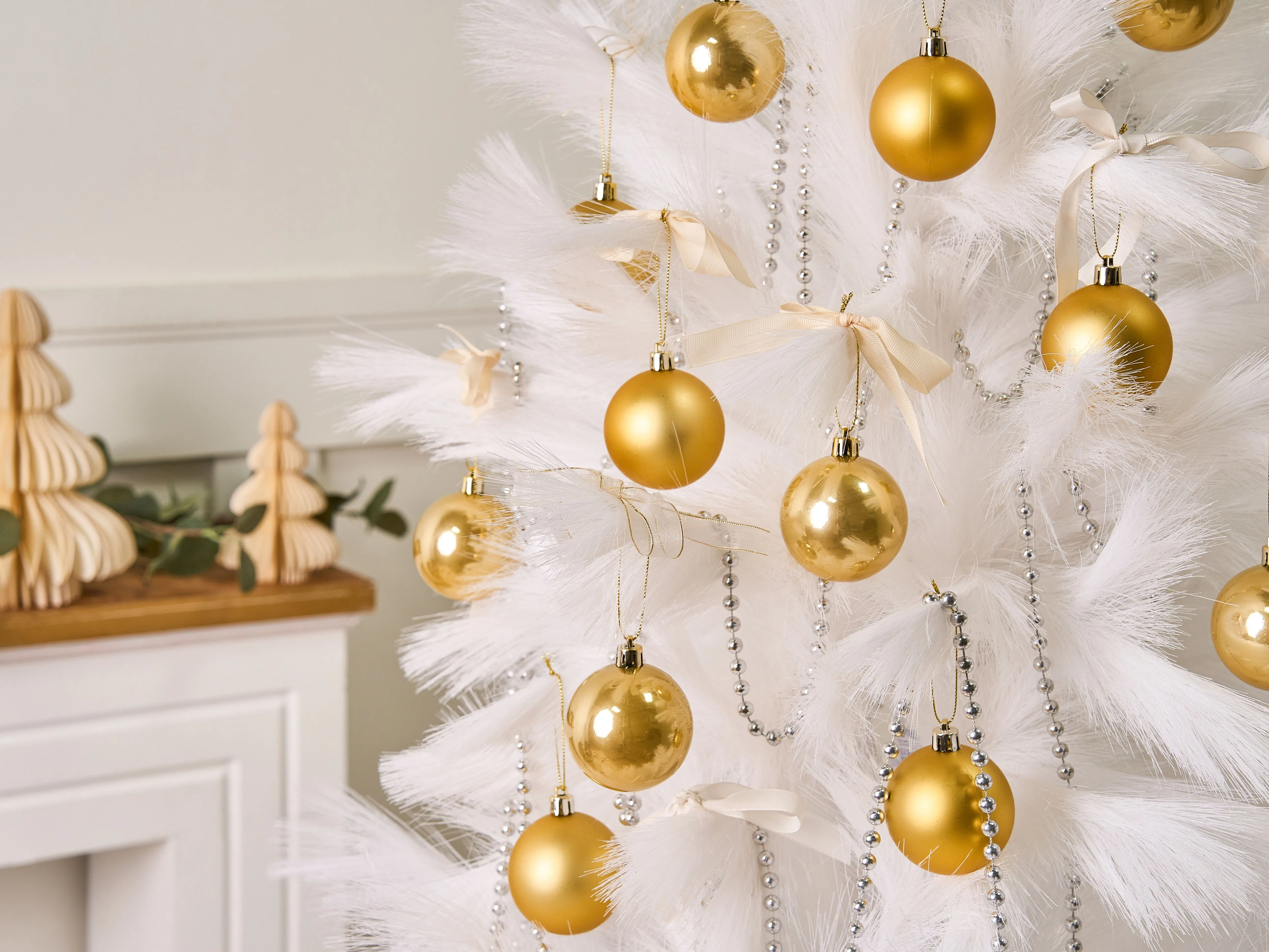 Set van 60 kerstballen FEGEN Goud