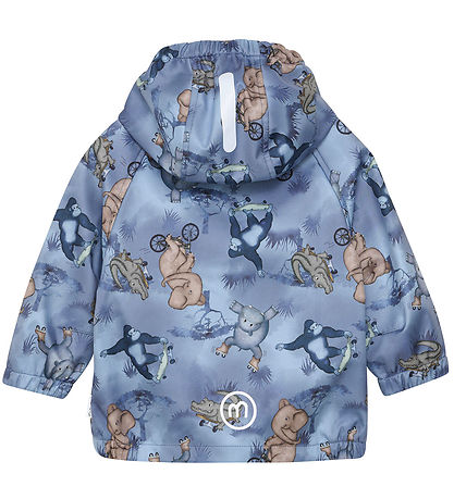 Minymo Softshelljacke - Feuerstein Stone m. Print