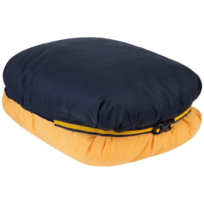 Nomad Drytouch pillow Reisekissen dunkelblau/gelb