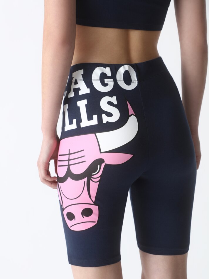 Calça legging de ciclismo Chicago Bulls NBA - Azul escuro