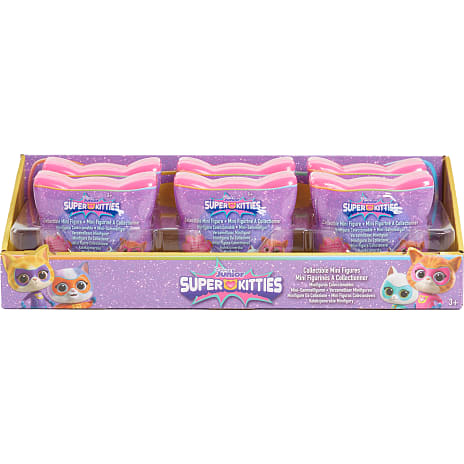 Disney Junior SuperKitties figur 4-5,5 cm - flere varianter - assorteret