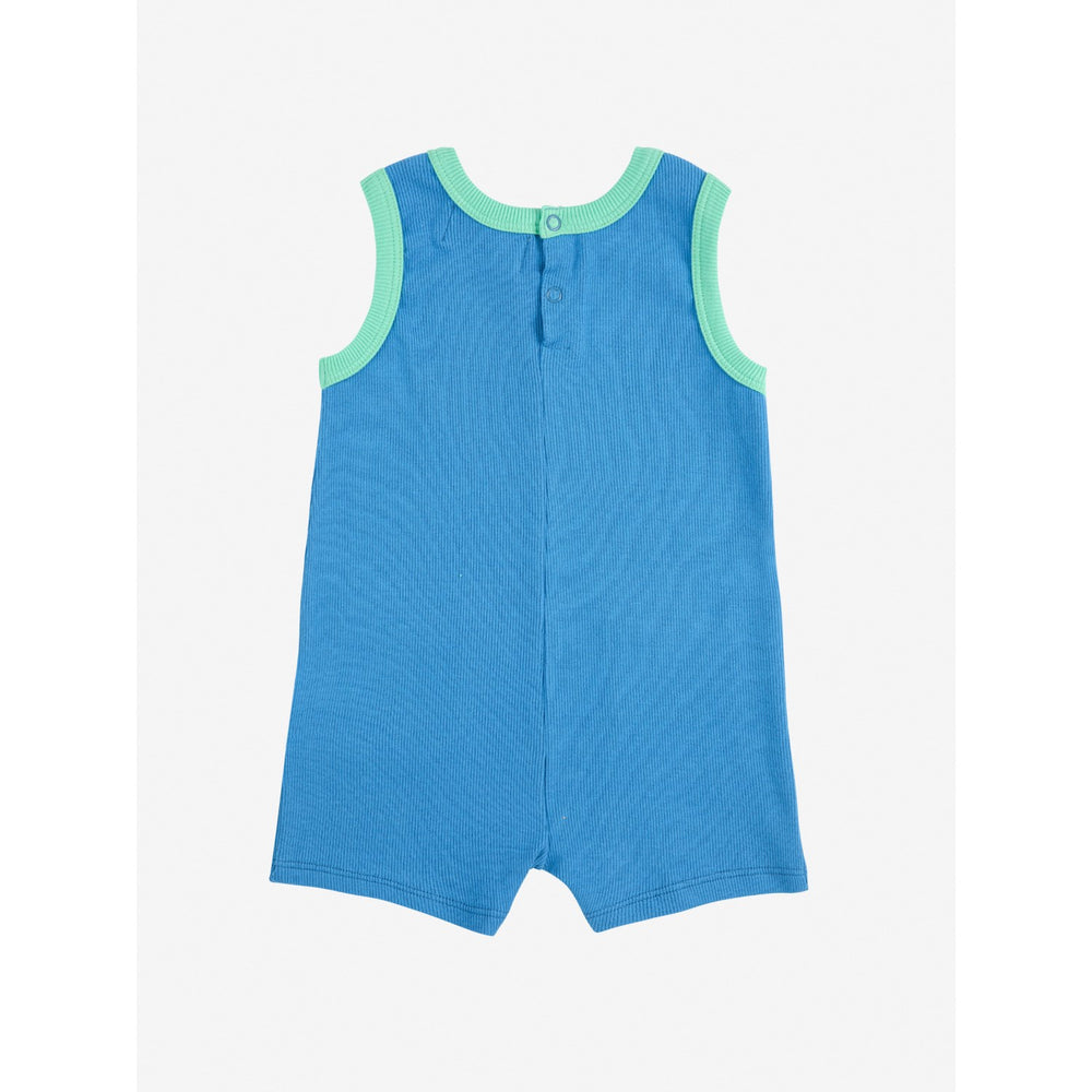 Køb Bobo Choses Blue Smiling Blue Playsuit