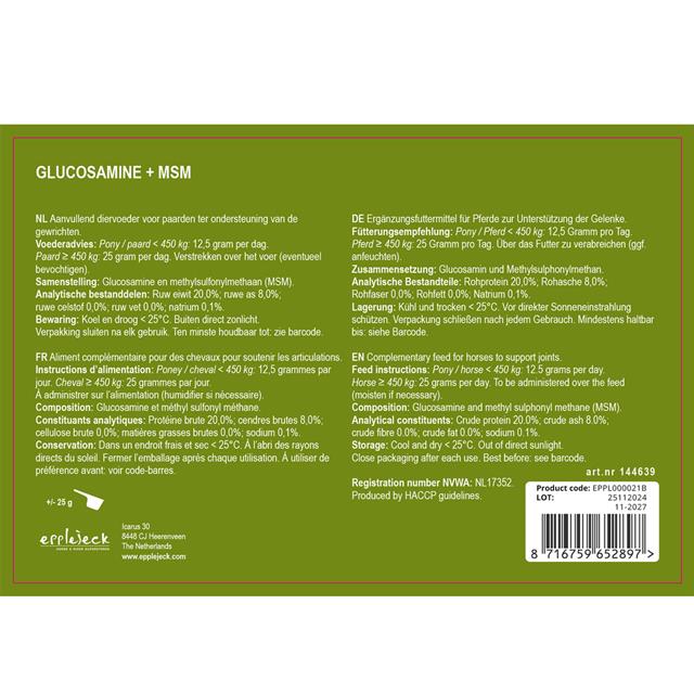 Epplejeck Glucosamine + MSM