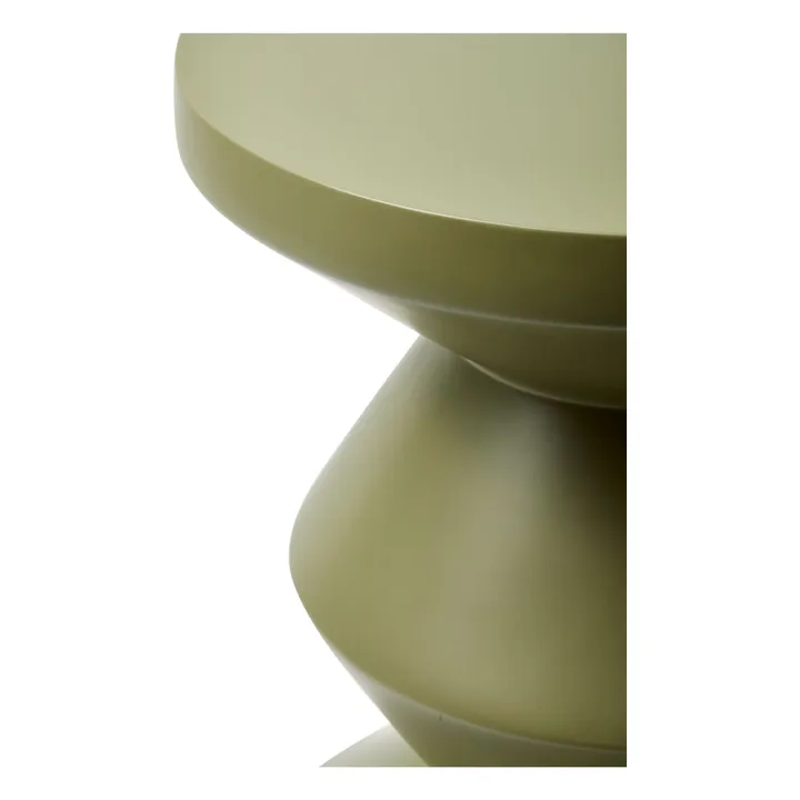 Pols Potten Tabouret Zig Zag Outdoor | Vert olive