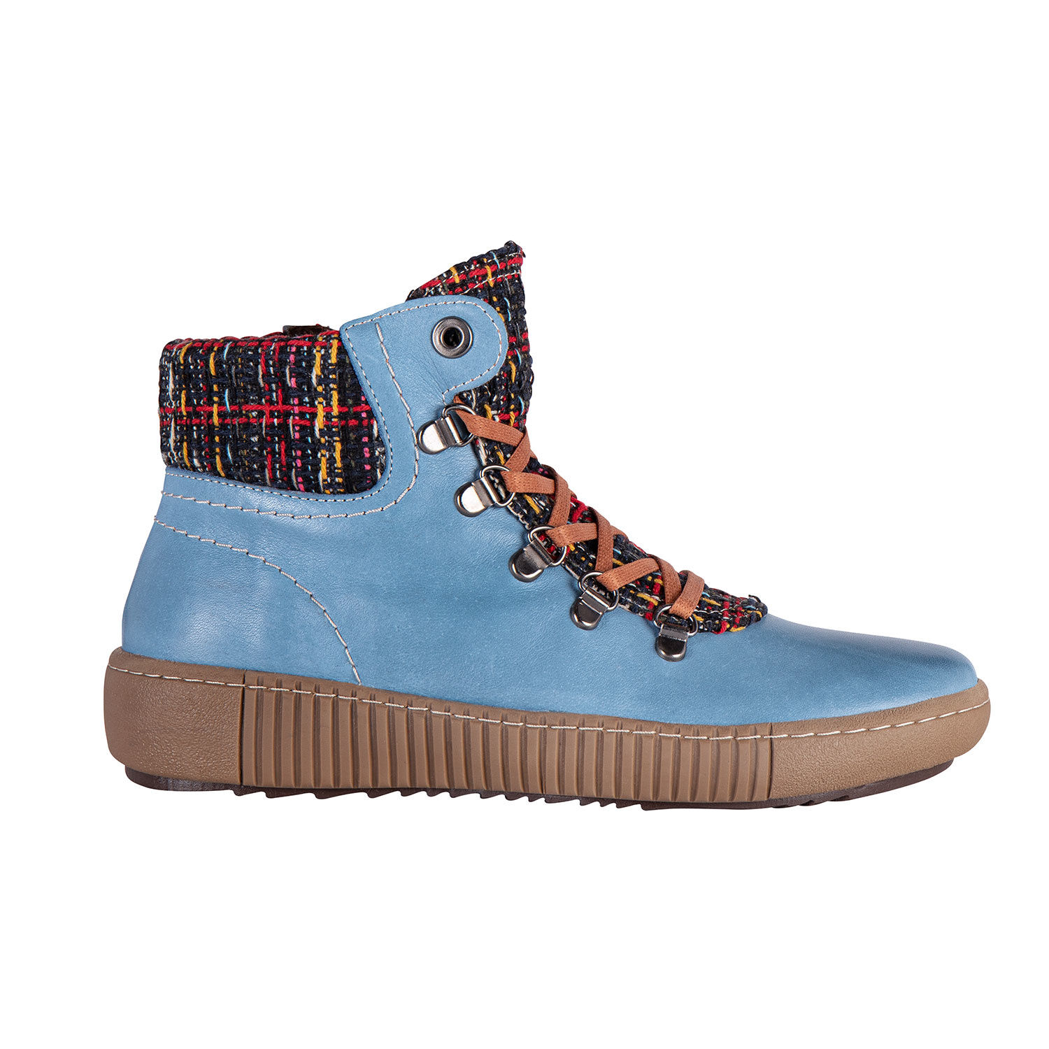 Gemini Schnürstiefelette aus weichem Anilinleder