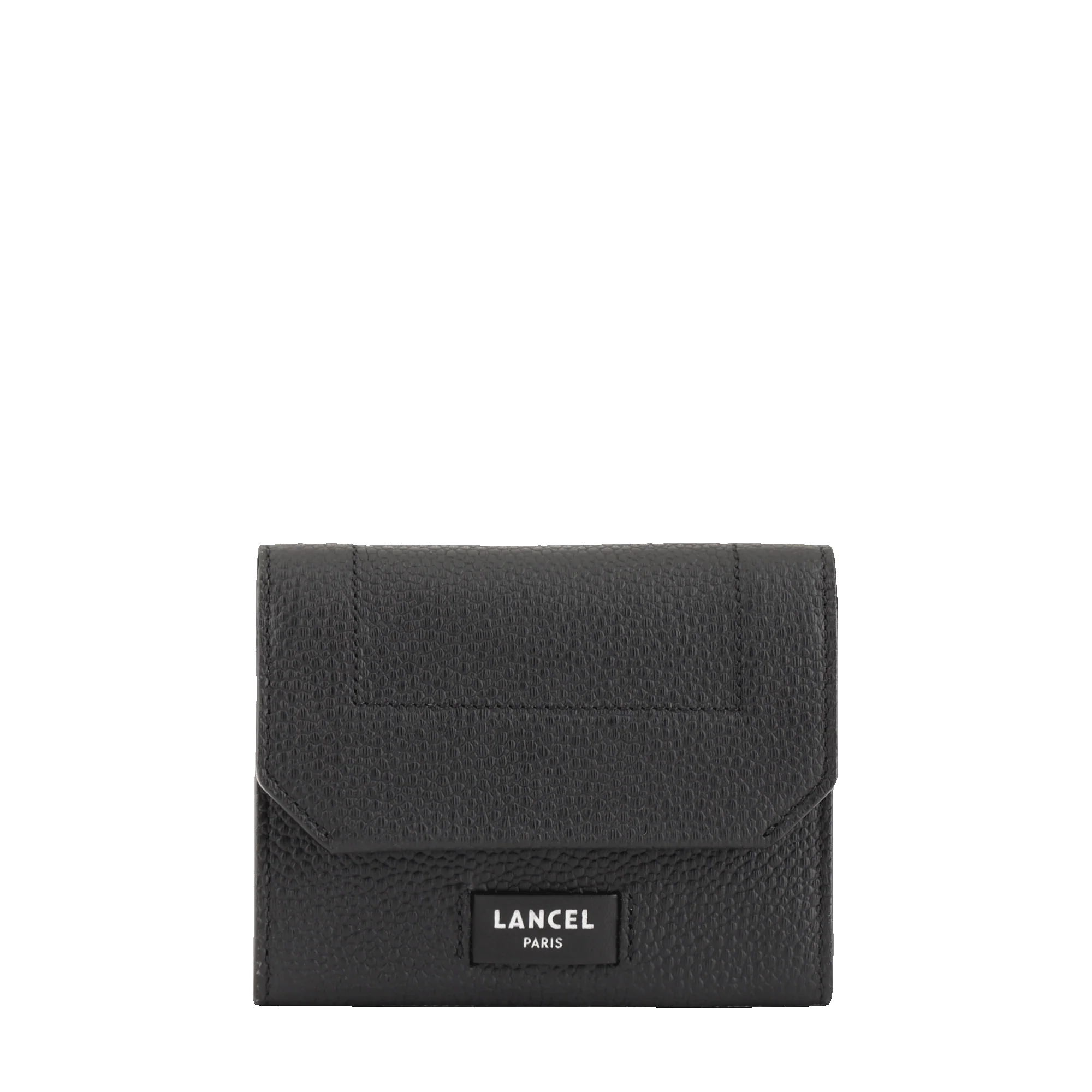 Portefeuille compact medium rabat Ninon de Lancel-Noir