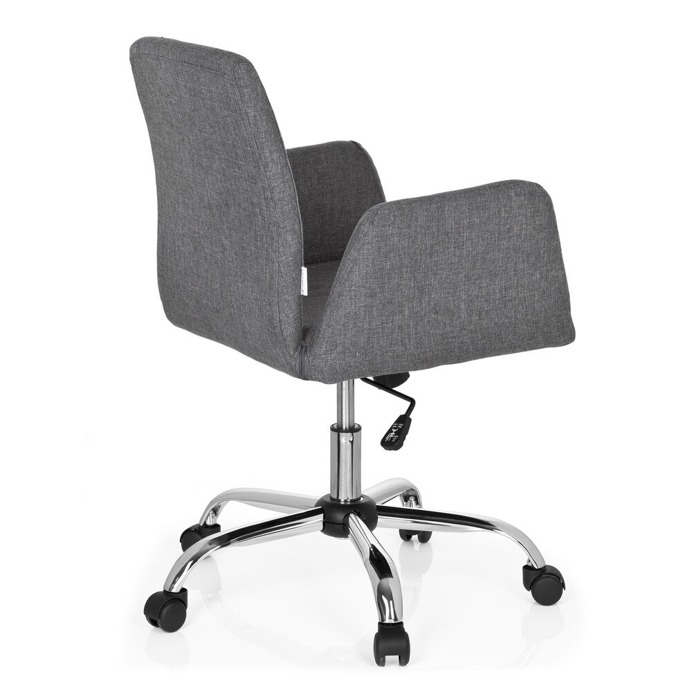 Home Office Bürostuhl FLOW Stoff mit Armlehnen hjh OFFICE