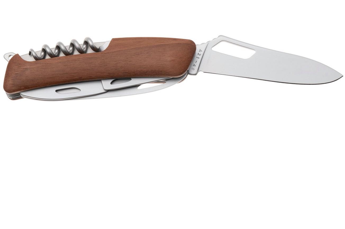 Swiza SH05 R AM, KSH.0056.6300, Walnut, Zwitsers zakmes, 7 tools