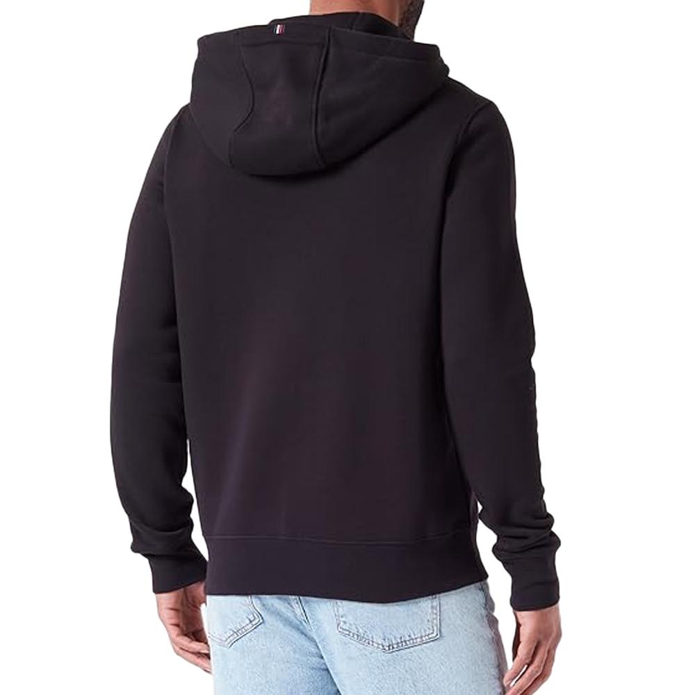 Tommy Hilfiger Sweat Zippe Capuche Noir Homme Tommy Hilfiger Classic Flag