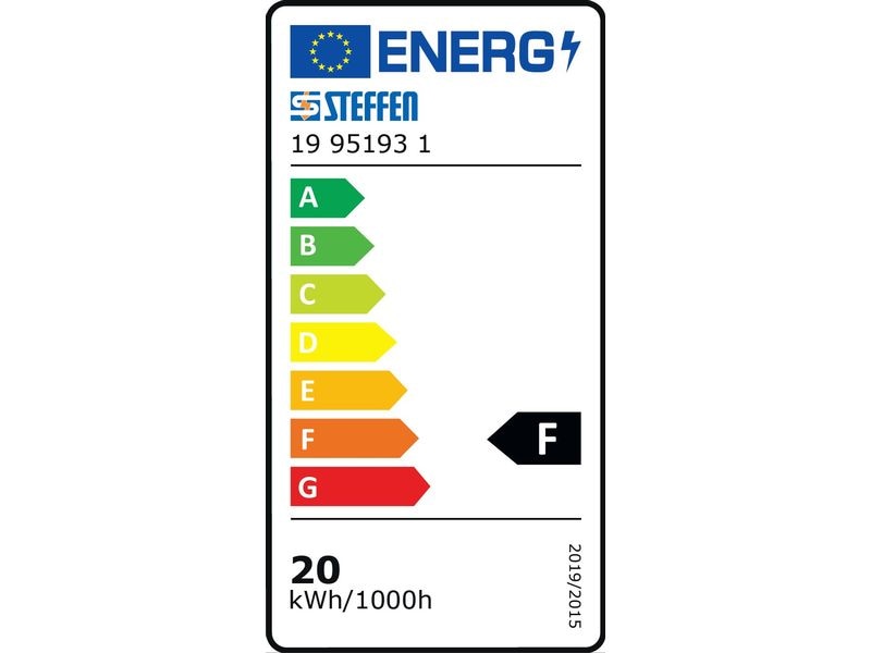 STEFFEN Akku Scheinwerfer WORKLIGHT LED 20 W LED Akku-Strahler mit Traggriff und Standfuss