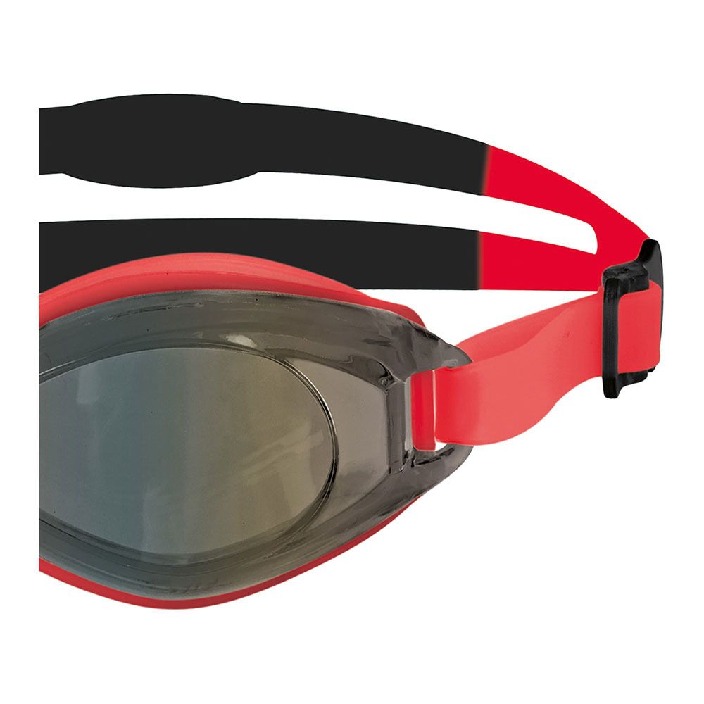 Zoggs ENDURA MIRROR - Lunettes de natation red black/mirrored smoke
