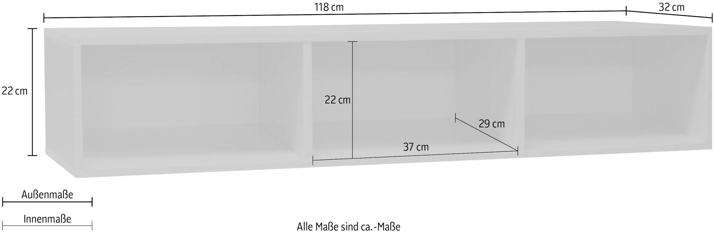 Mäusbacher Hängeregal »Bonnie TOPSELLER!« OTTOs Choice,  Regal variabel montierbar