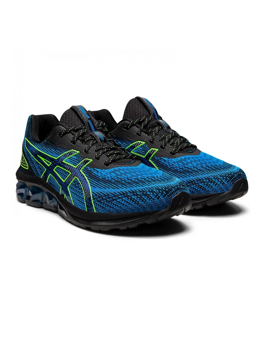 asics sneakers running homme gel-quantum 180 VII bleu/vert