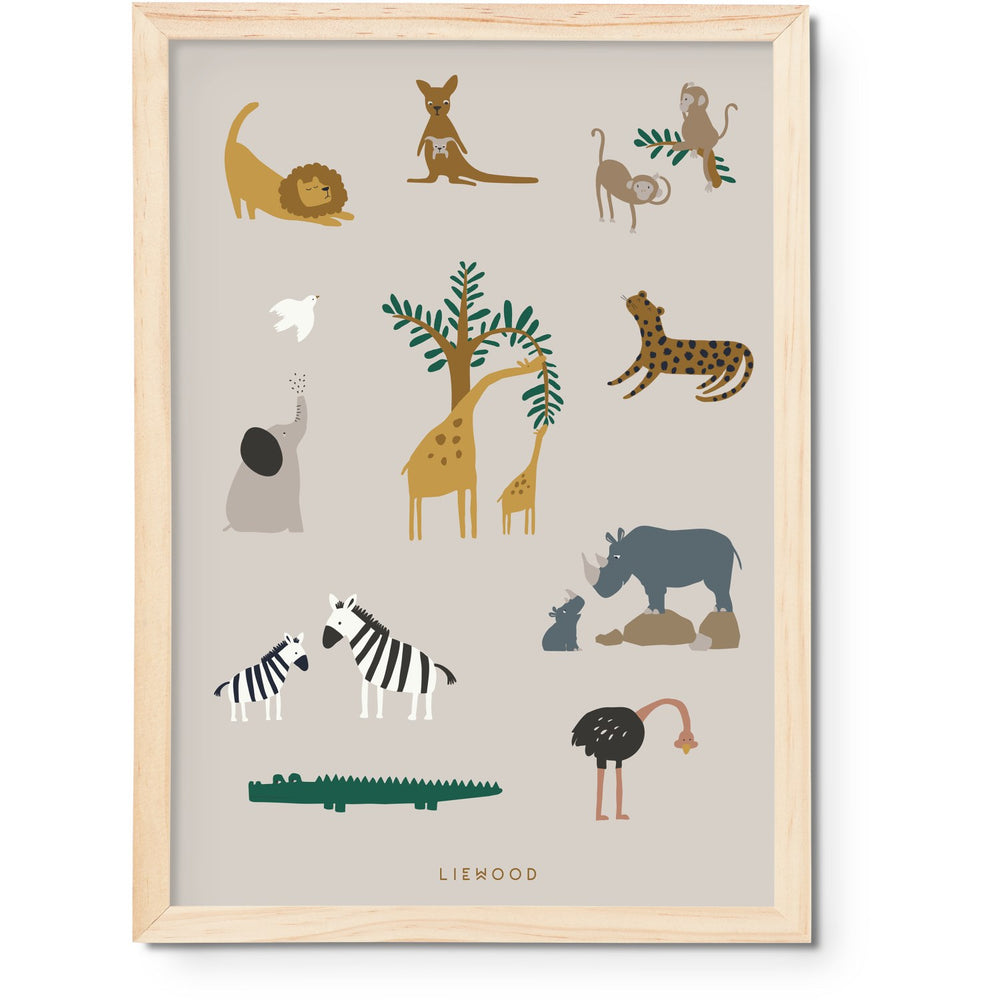 Køb LIEWOOD All Together / Sandy Beverly Plakat