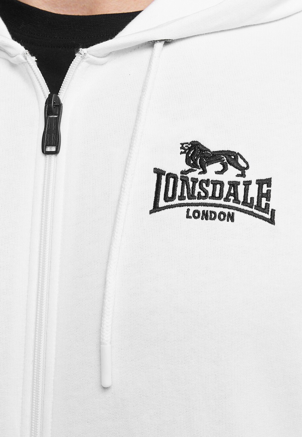 Lonsdale Herren Kapuzensweatjacke mit Reißverschluss normale Passform BALNAKEIL