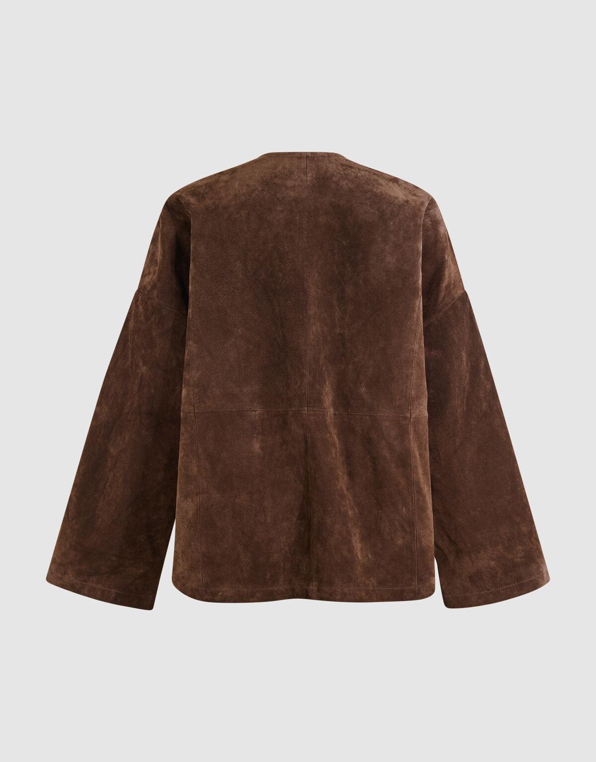 Relaxed Fit Suede Jack Bruin By Mieke