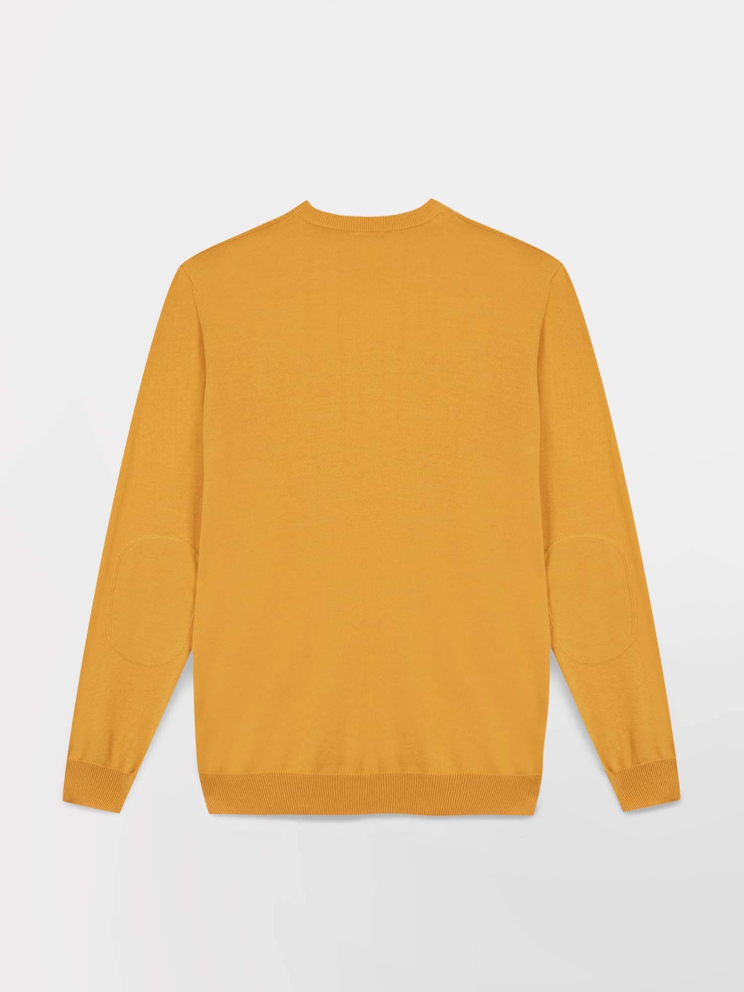 Pull Homme Fin Coton Biologique Jaune