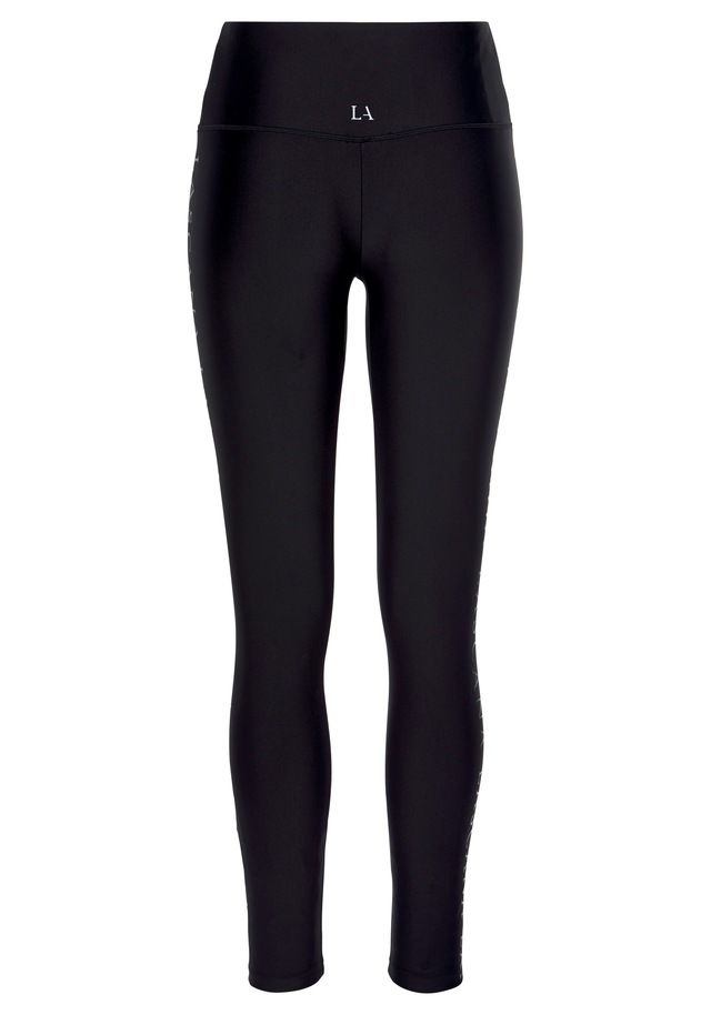 LASCANA ACTIVE Leggings  mit glänzendem Logoschriftzug