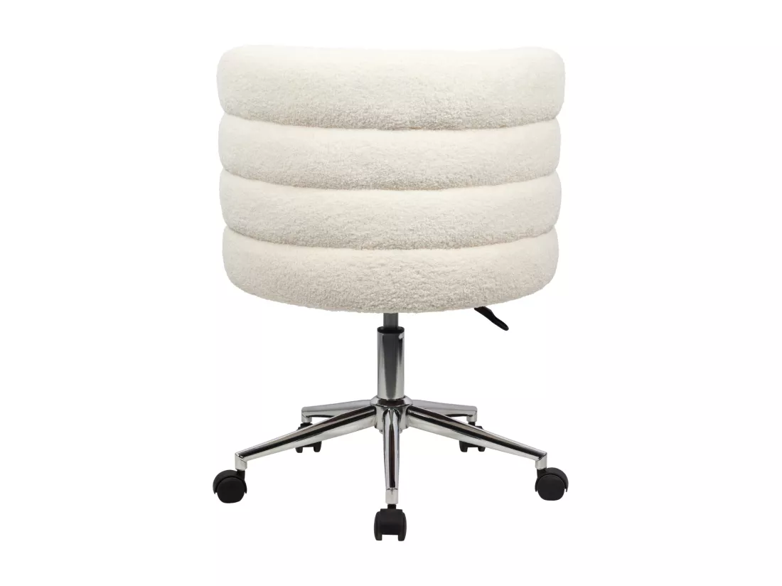 Chaise de bureau réglable en hauteur avec roulettes