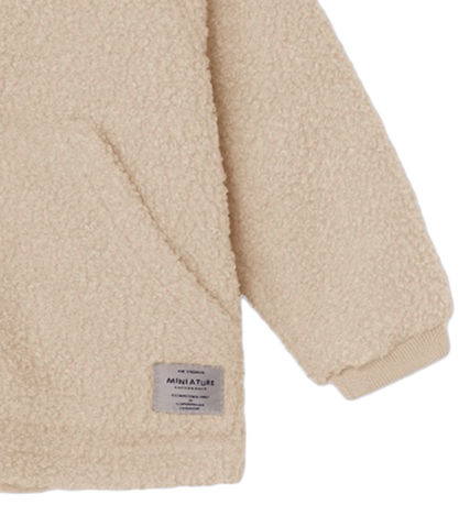 Mini A Ture Fleecejacke - Teddy - MatLiff - Sesam