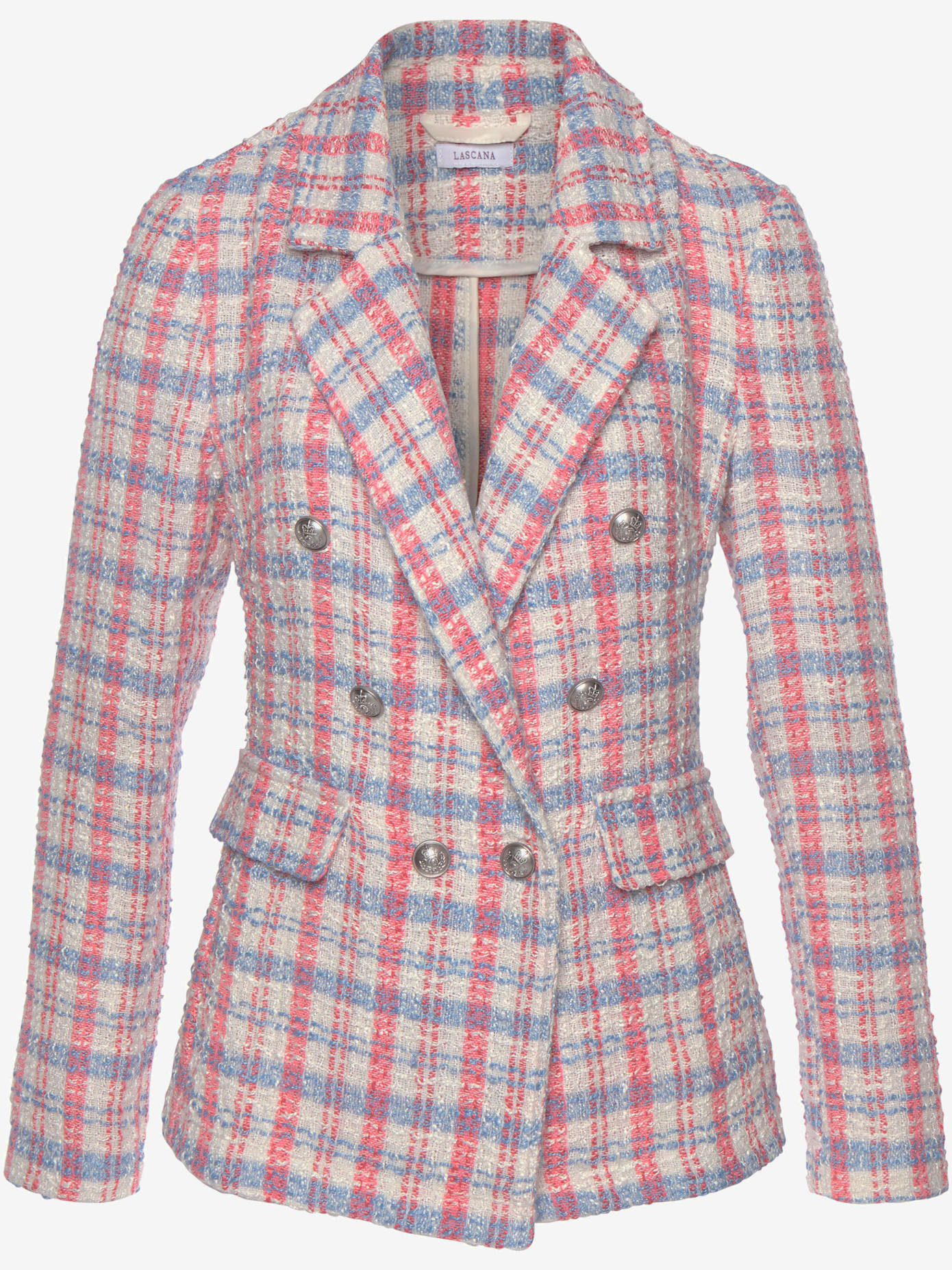 Blazer court col à revers tendance