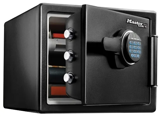 Master Lock Large No. LFW082FTC - Pengeskab - solidt stål - sort