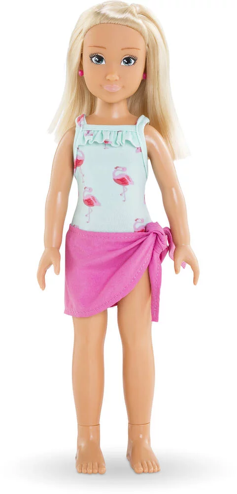 COROLLE GIRLS - POUPEE - COFFRET VALENTINE A LA PLAGE - COROLLE VETEMENTS 28 CM