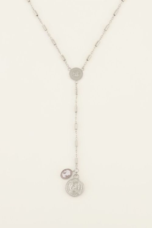 Bold Spirit ketting met cameo & munt