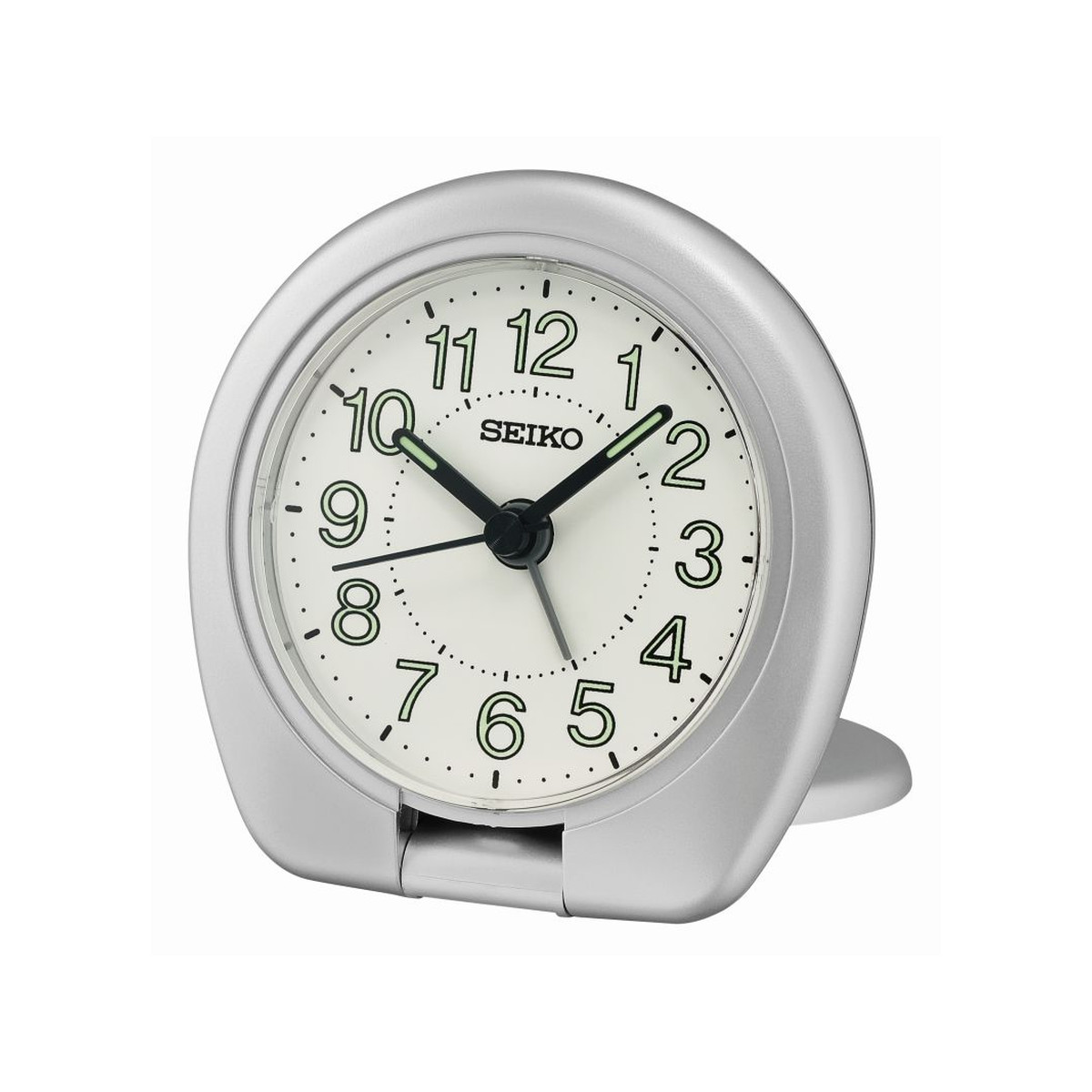 Réveil de voyage Seiko plastique gris