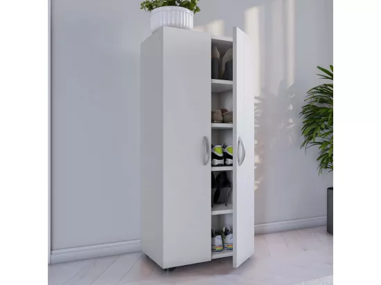 XL Bois Grande armoire à chaussures Ulas 5