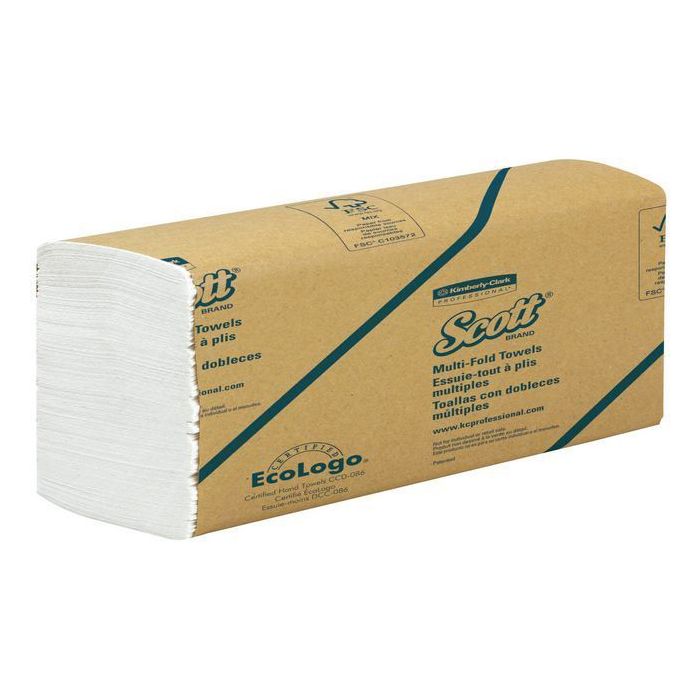 Scott 3749 4000st handdoeken Multifold 1-Laags wit (3749)