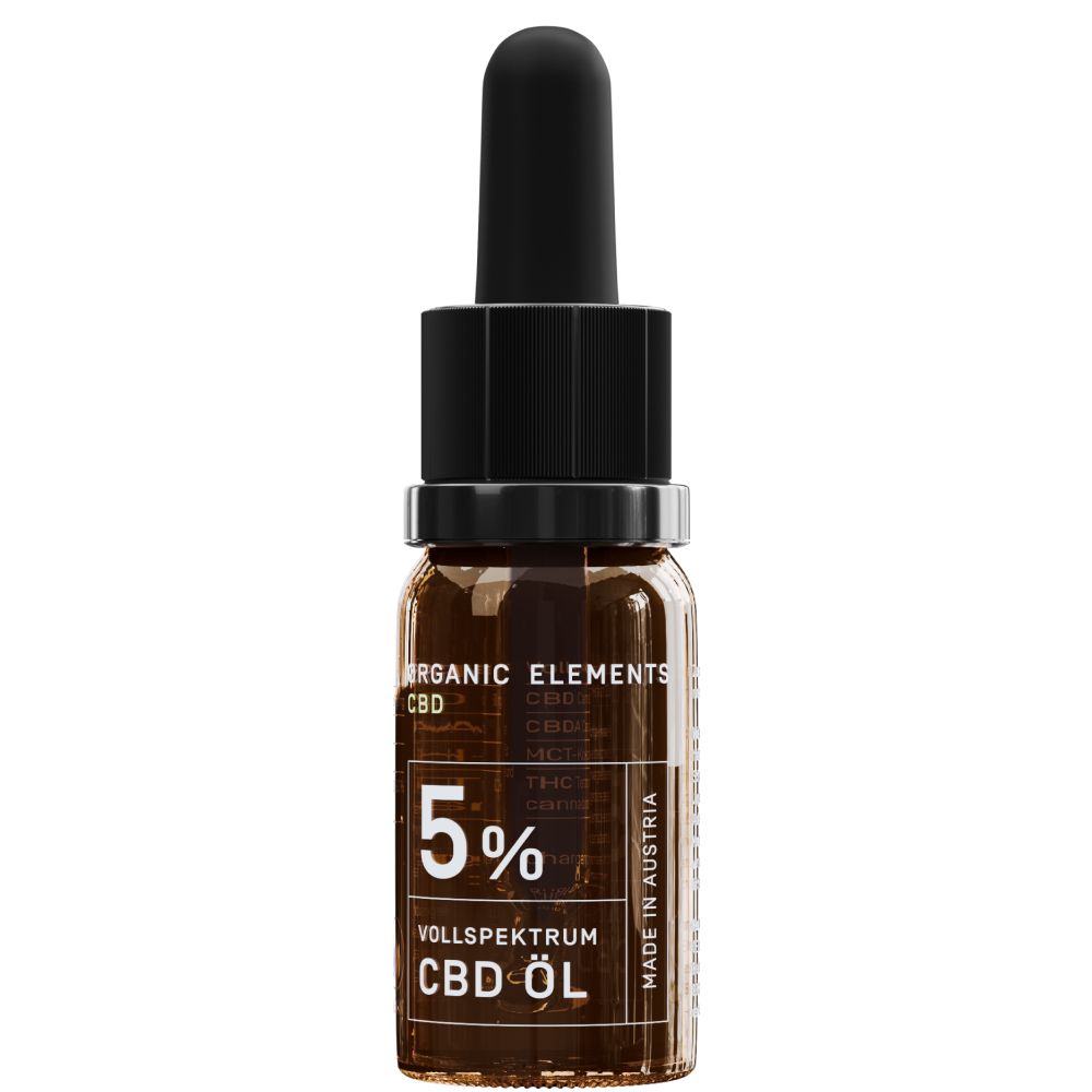 ORGANIC ELEMENTS Vollspektrum CBD Öl 5%