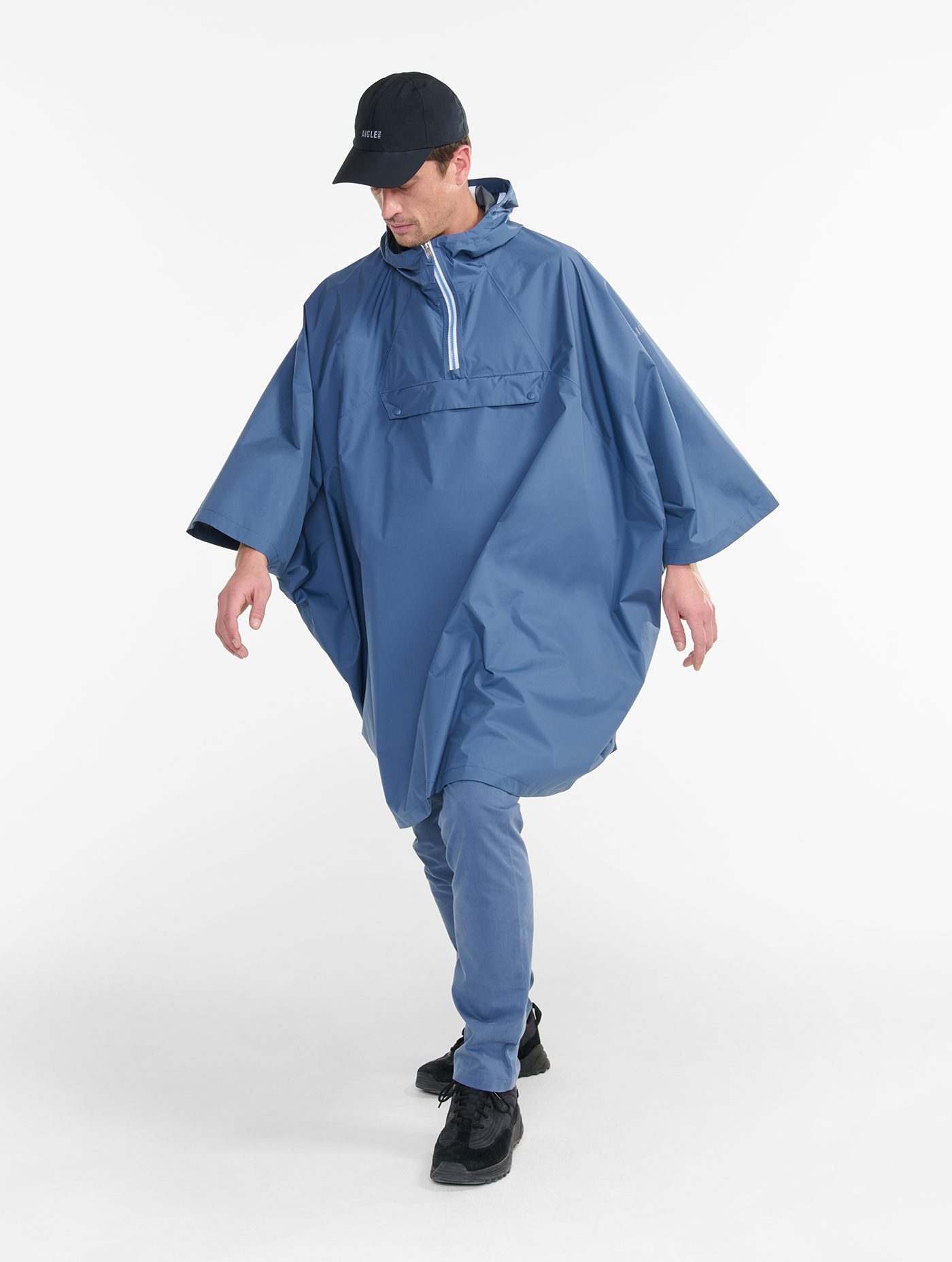 Rainpack 100 : Poncho imperméable mixte MTD  pliable MARAIS