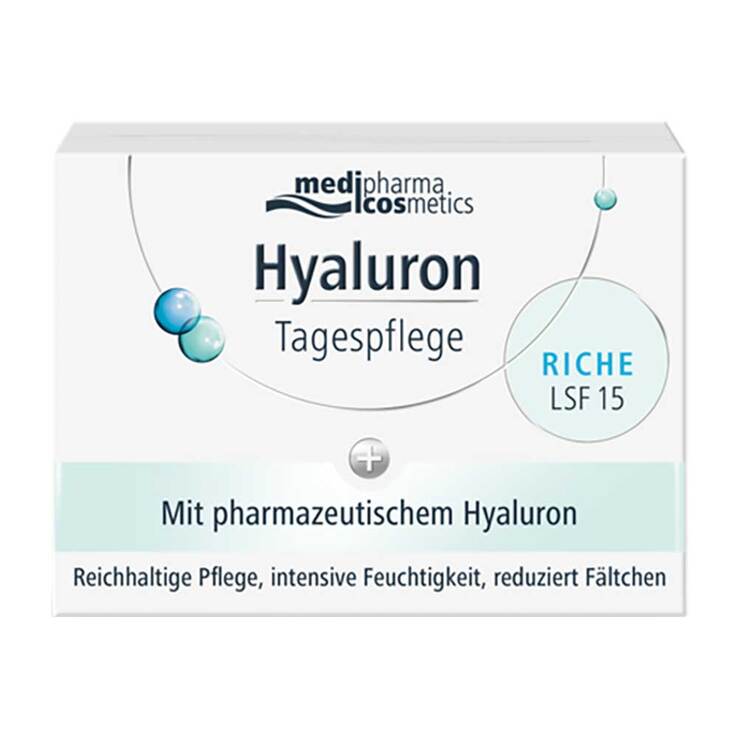Hyaluron Tagespflege riche Creme LSF 15, 50 ml
