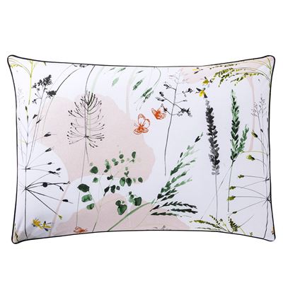 Linge de lit percale motif végétal - BECQUET CRÉATION