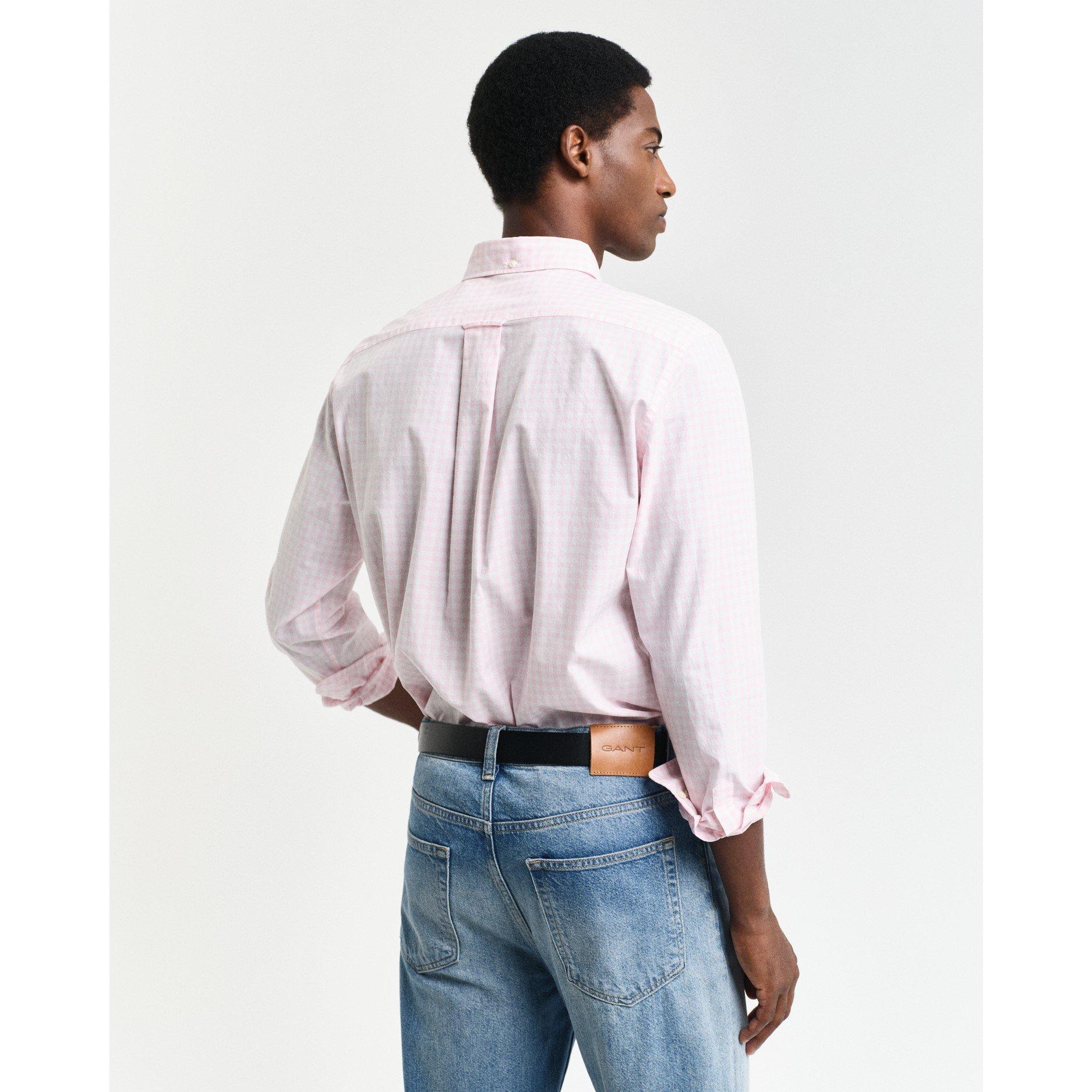 Gant Regular Fit Gingham Poplin Shirt