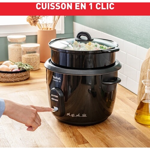 Cuiseur à riz Tefal Cuiseur a riz Classic 2, 5L, 10 portions + Louche YY4351FB
