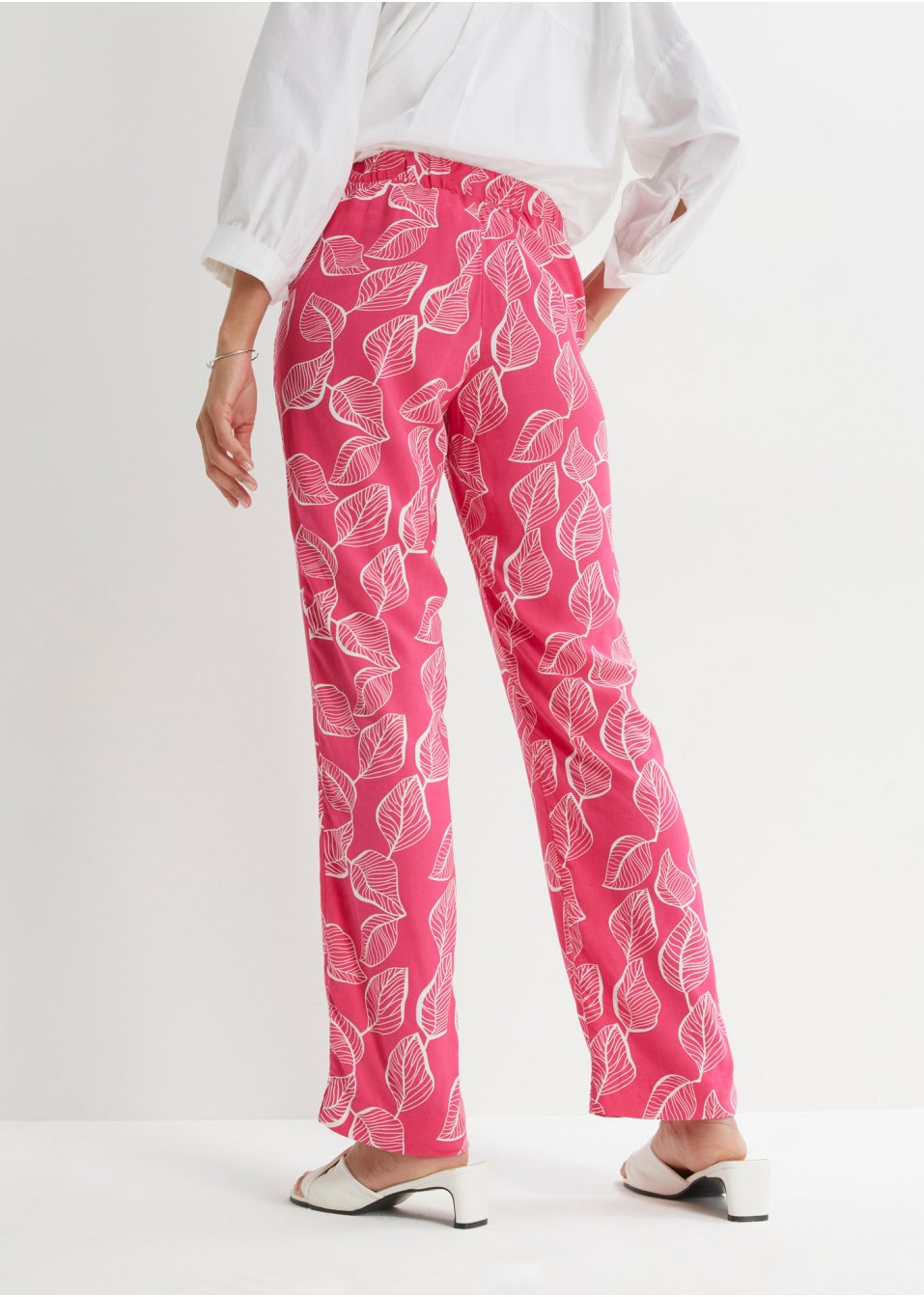 Pantalon à taille élastiquée