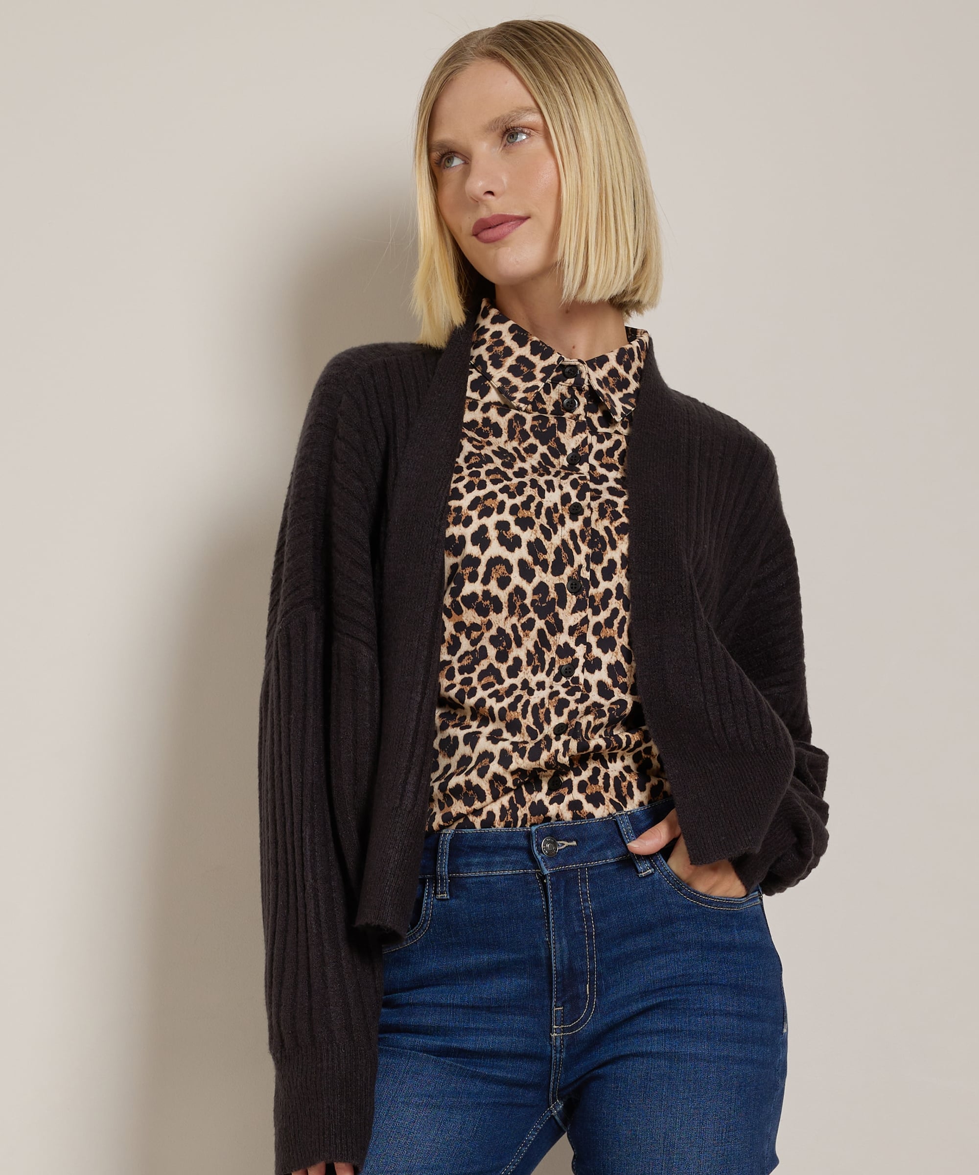 boucle vest rib
